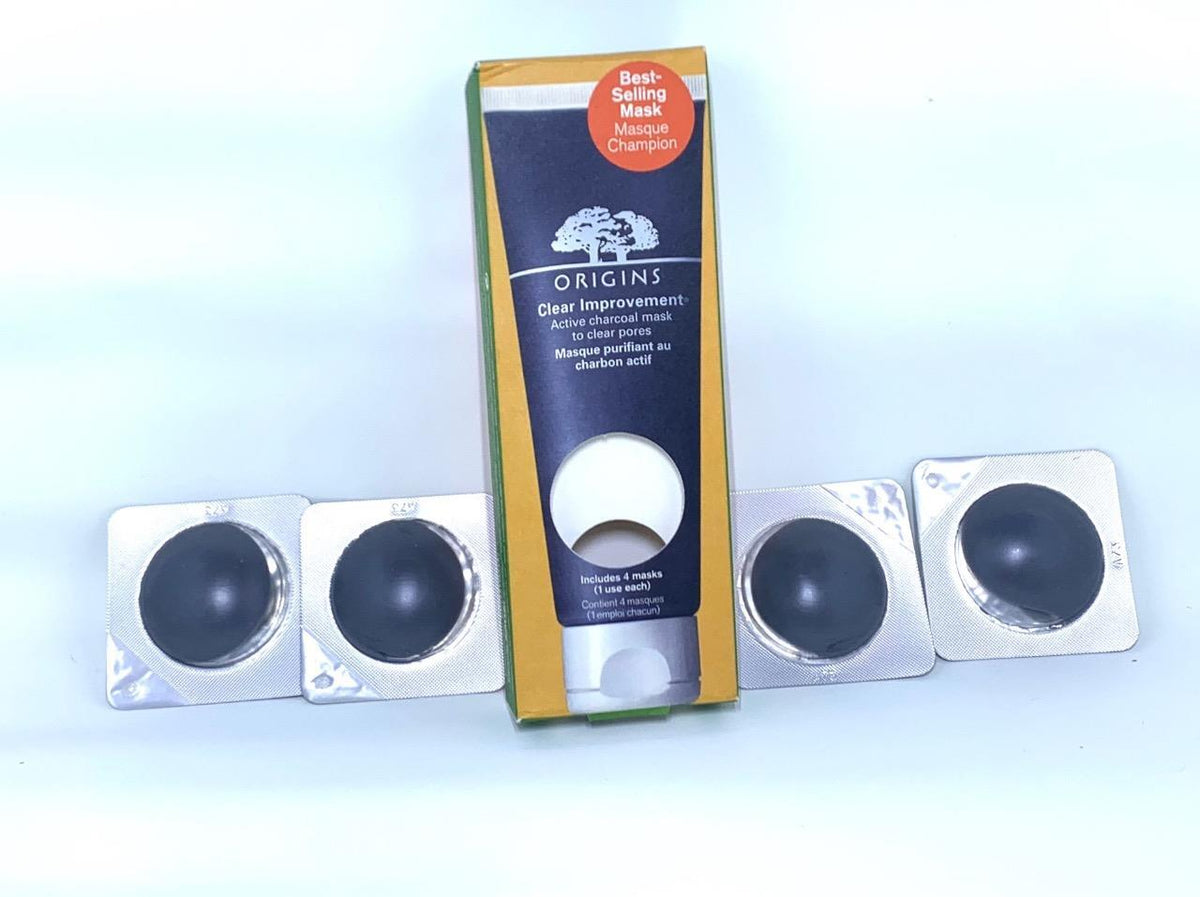 Active Charcoal Pore Mask - 4 Pack Facial Clay Masks