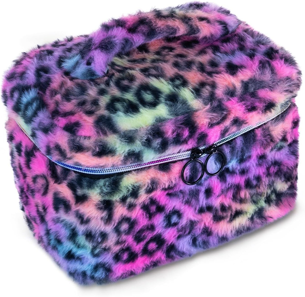 Large Travel Makeup Bag Organizer for Women - Portable Cosmetic Case