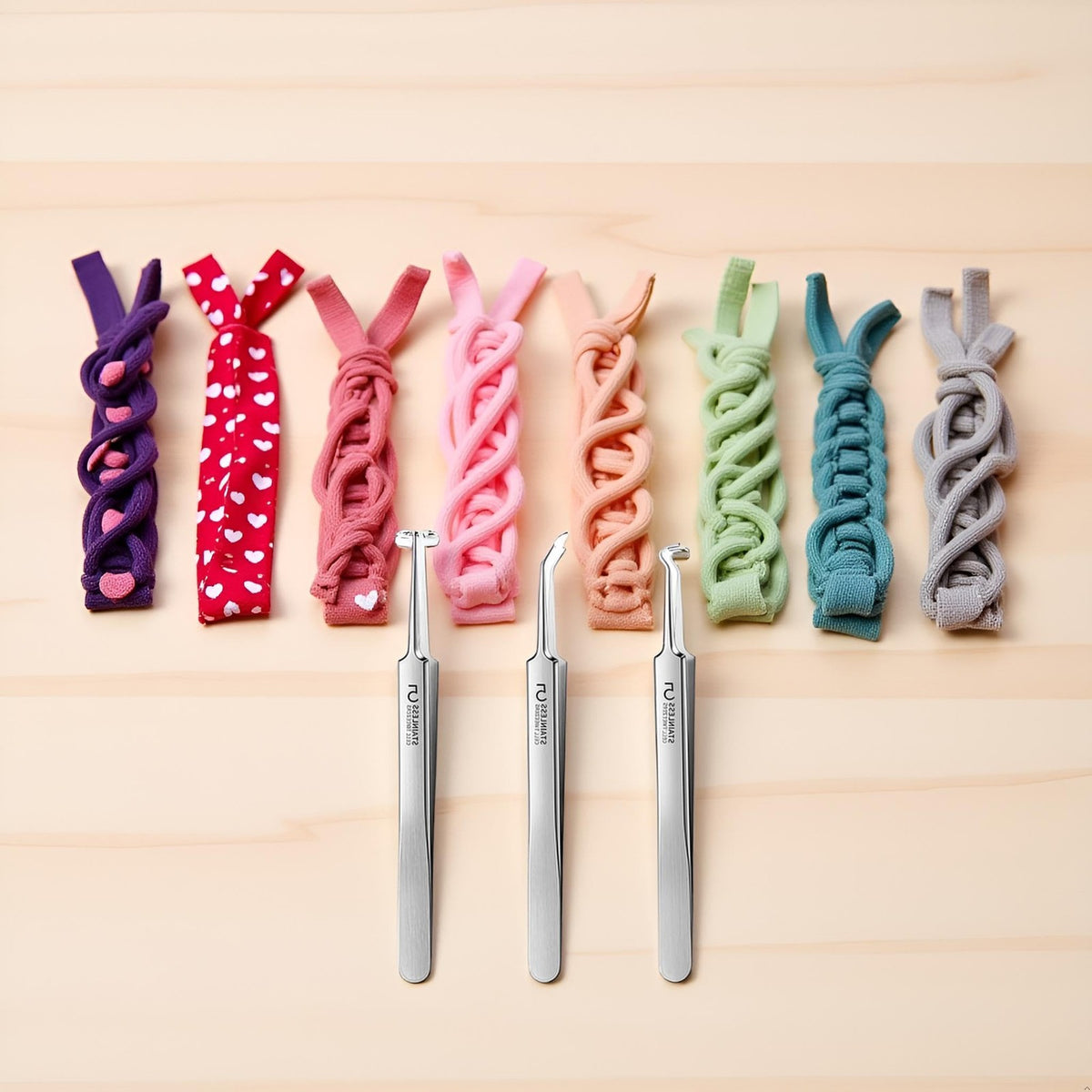 Professional Blackhead Removal Tweezers Set – 3 Silver Facial Blemish Extractors