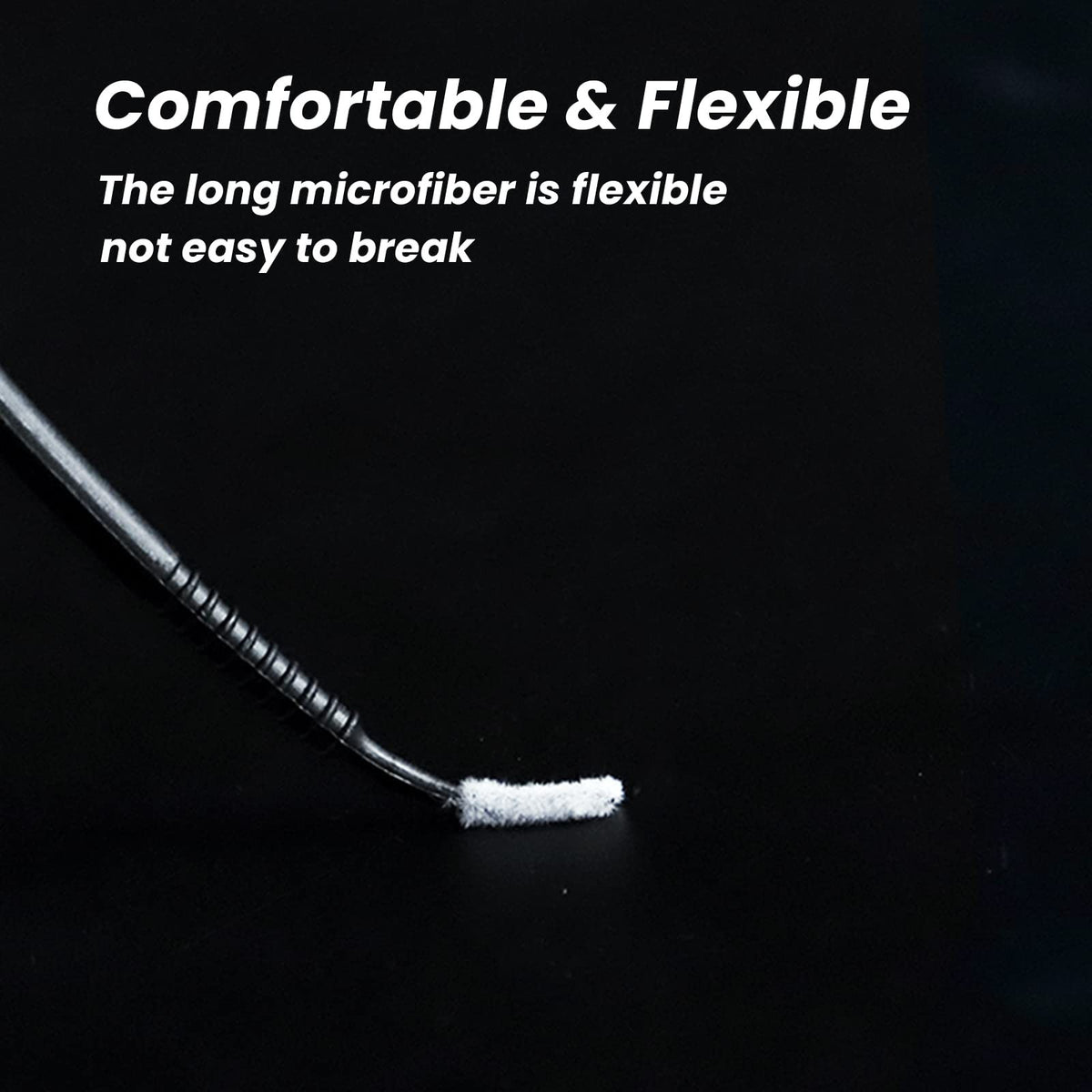 Disposable Micro Applicators with Microbrush Tips for Eyelash Extensions - 200pcs