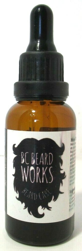 Coconut Beard Oil Dropper Bottle - 1 oz. Natural Beard Care
