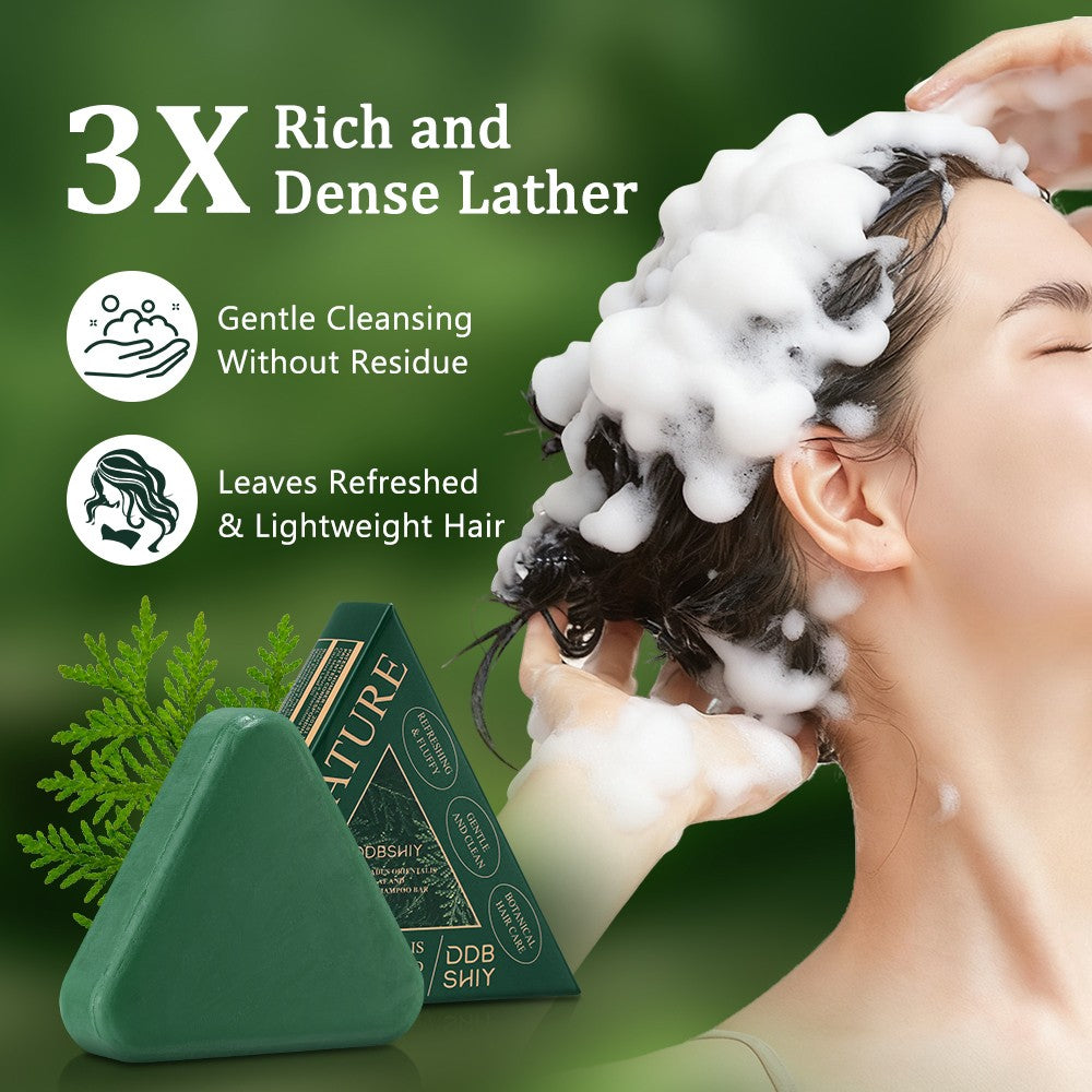 Hair Growth Shampoo Bar with Usman Grass for Thinning Hair & Oily Scalp - Natural & Eco-Friendly