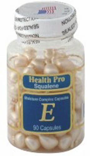 Squalene Vitamin E Skin Oil Capsules for Dry Skin - 90 Count
