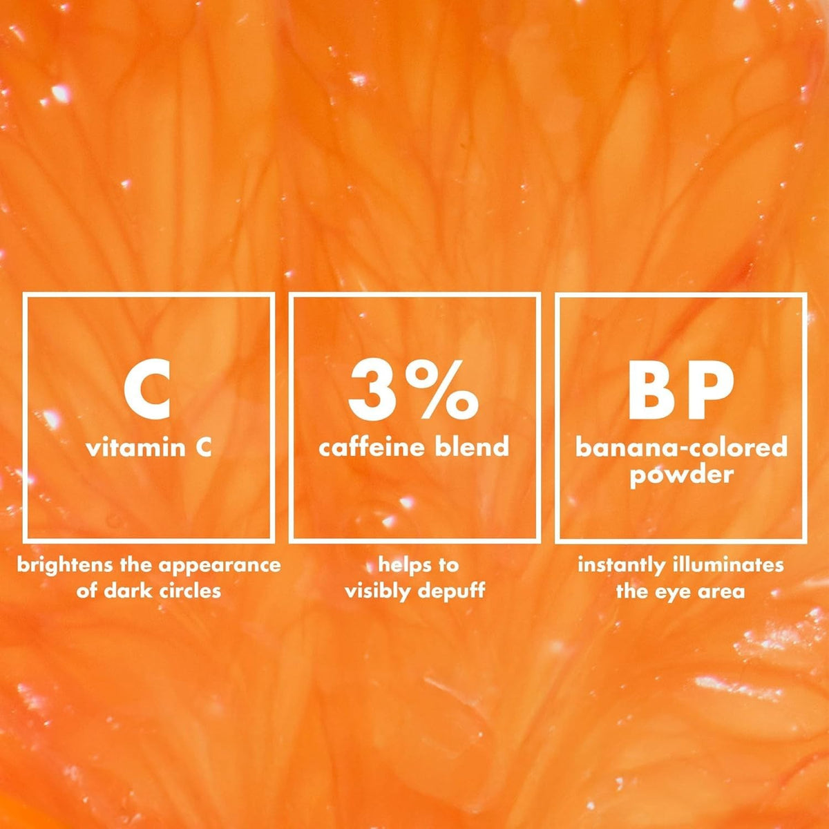 Brightening Eye Cream with Vitamin C & Depuffing Ingredients - Hydrating & Cruelty-Free