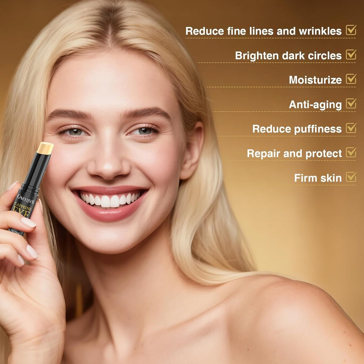 Fast-Absorbing Eye Stick for Puffiness Fine Lines Dark Circles