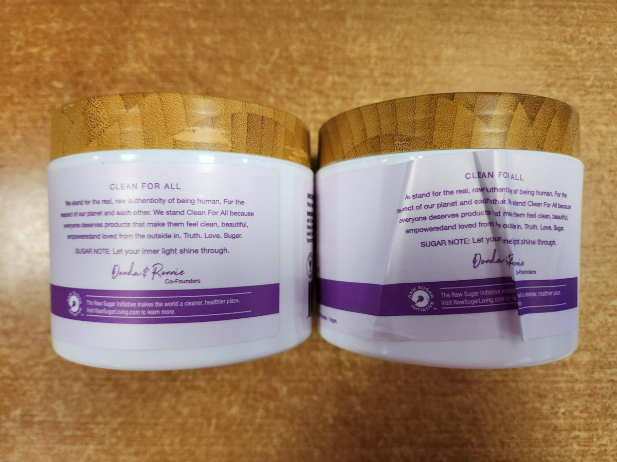 2 Pk: Raw Sugar Daily Micro Scrub Salt Polish Hibiscus + Island Fruit