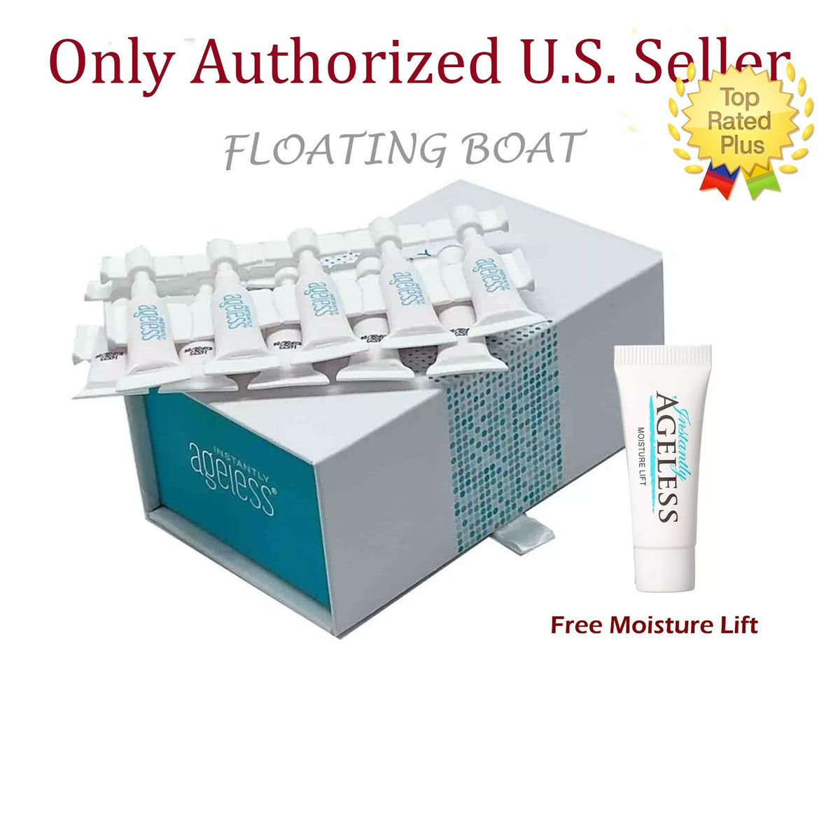 Instantly Ageless Wrinkle & Eye Bag Reducer - 25 Vials with Eye Mask