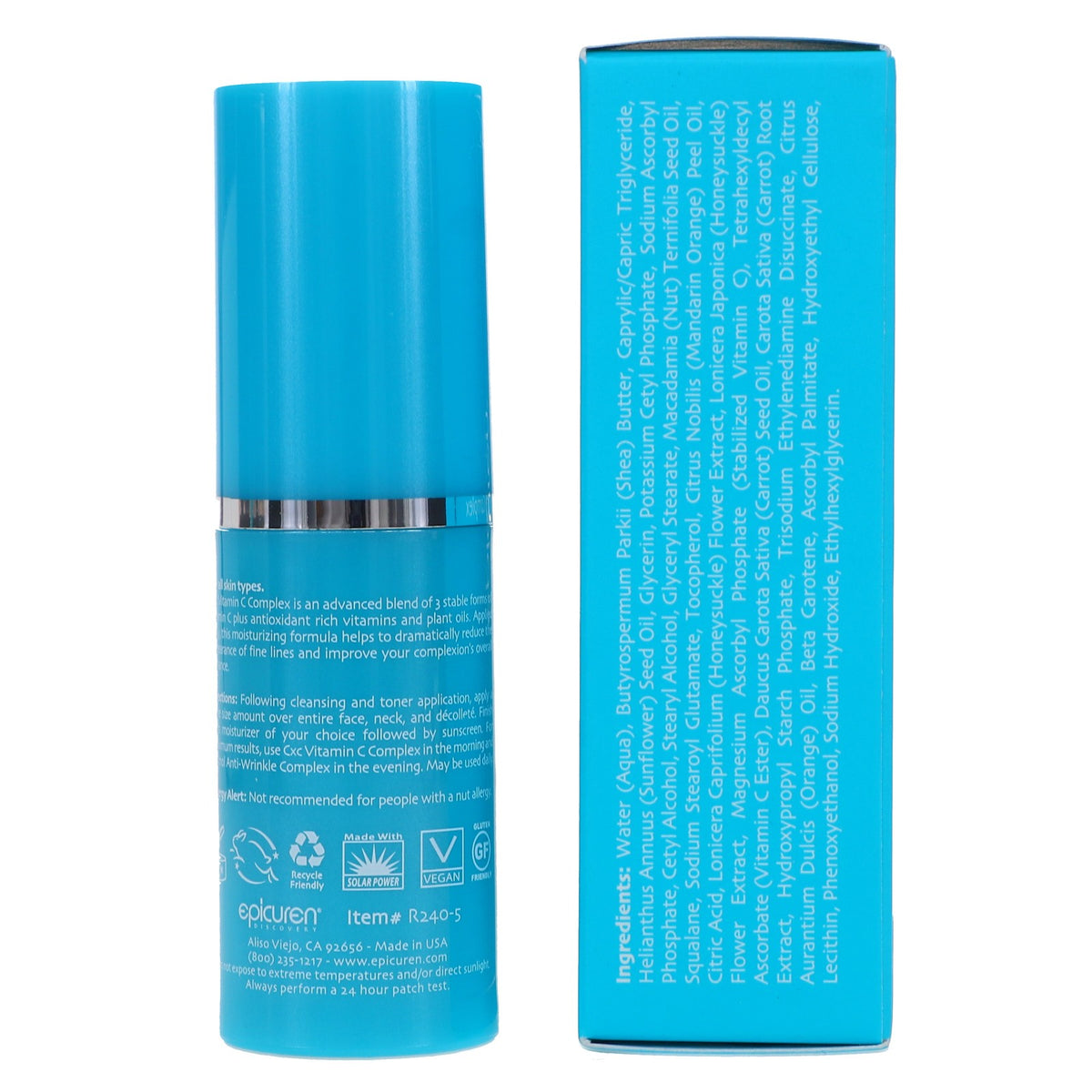 Vitamin C Serum - Brightening Skin Care 0.5 oz - Anti-Aging