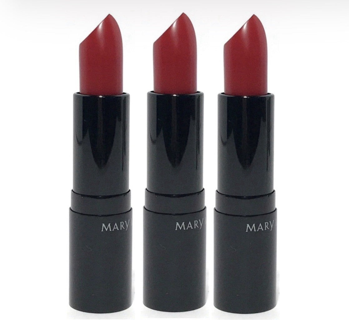 Set of 3 Matte Lipstick - Red Roma, 0.11 oz, Free Shipping