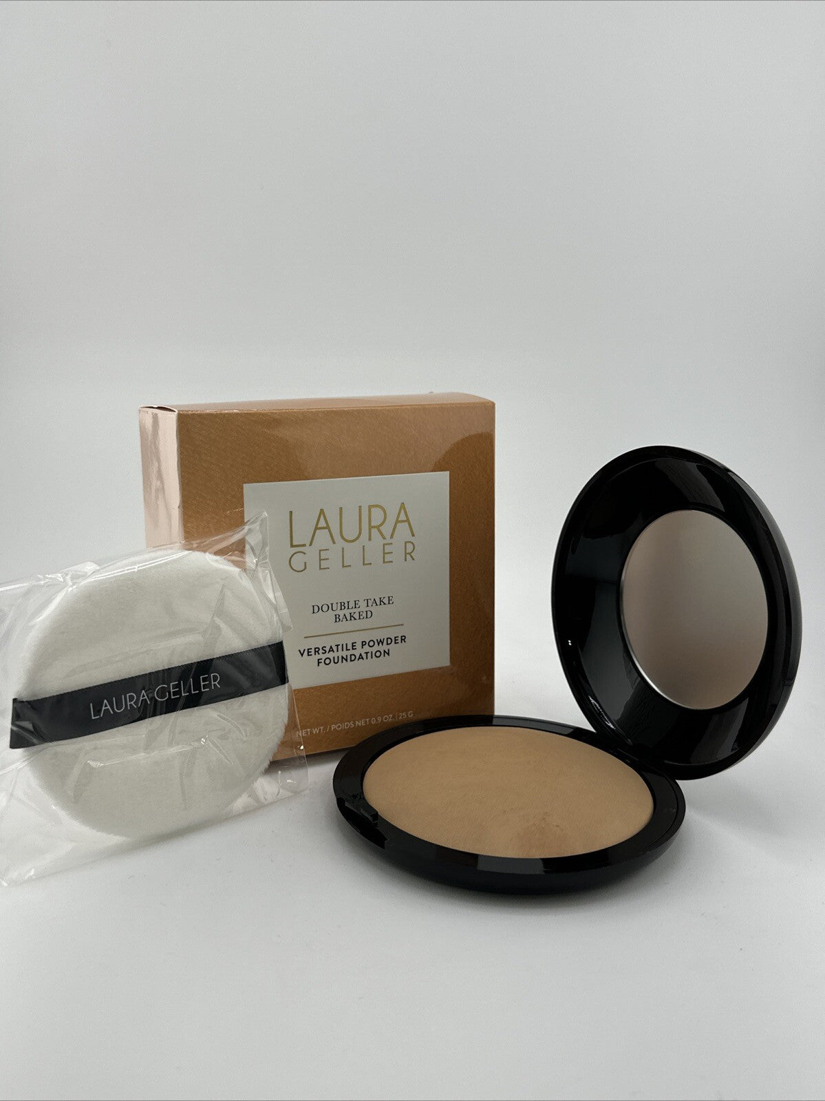 Laura Geller Double Take Baked Versatile Powder Foundation 0.9 oz - Golden Medium