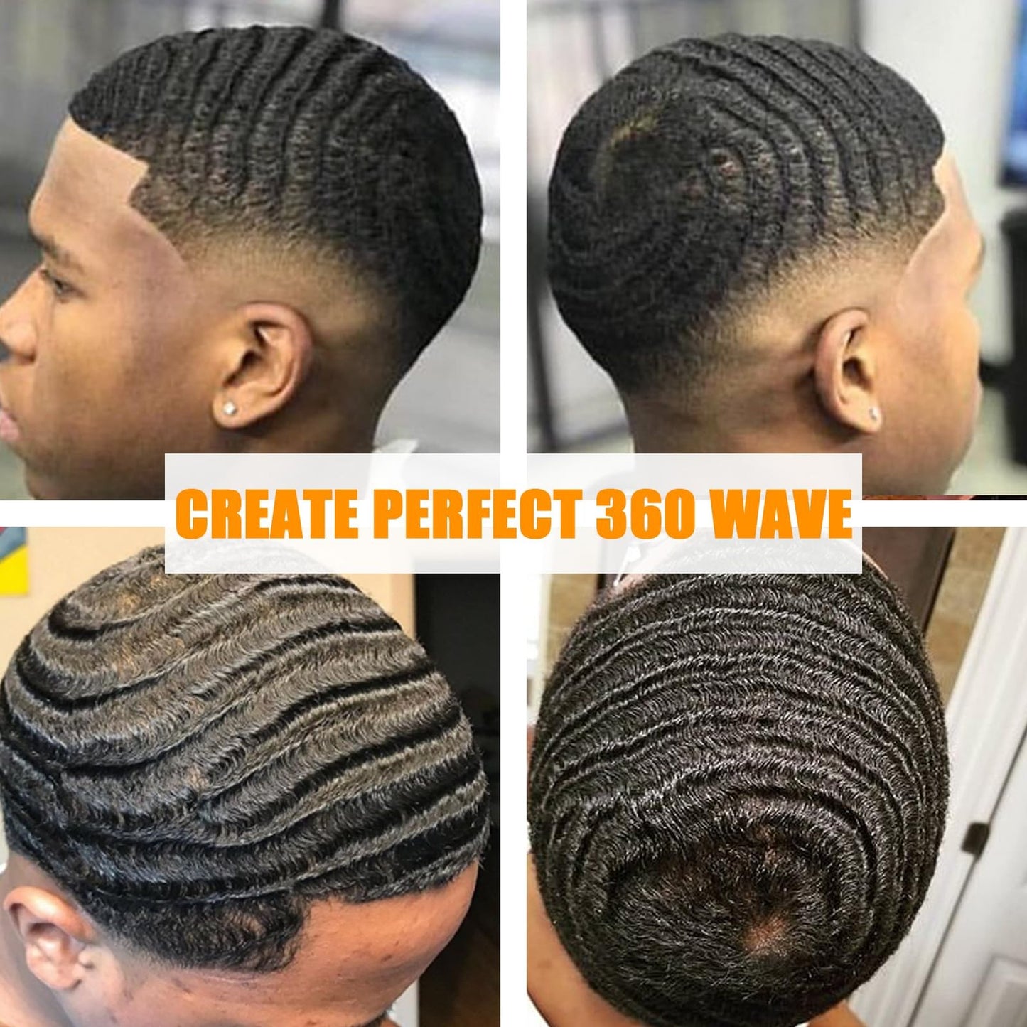 Wave Butter 360 Wave Grease for Men - Natural Styling Pomade with Shea & Beeswax