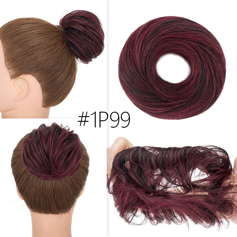 Messy Bun Scrunchie Hair Extension Updo Chignon - Remy Human Hair