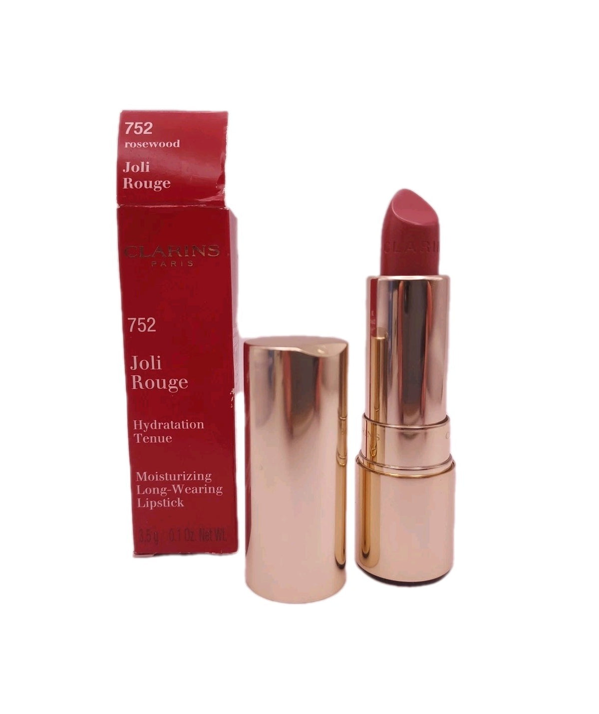 Clarins Joli Rouge Long Wear Moisturizing Lipstick - Rosewood 752