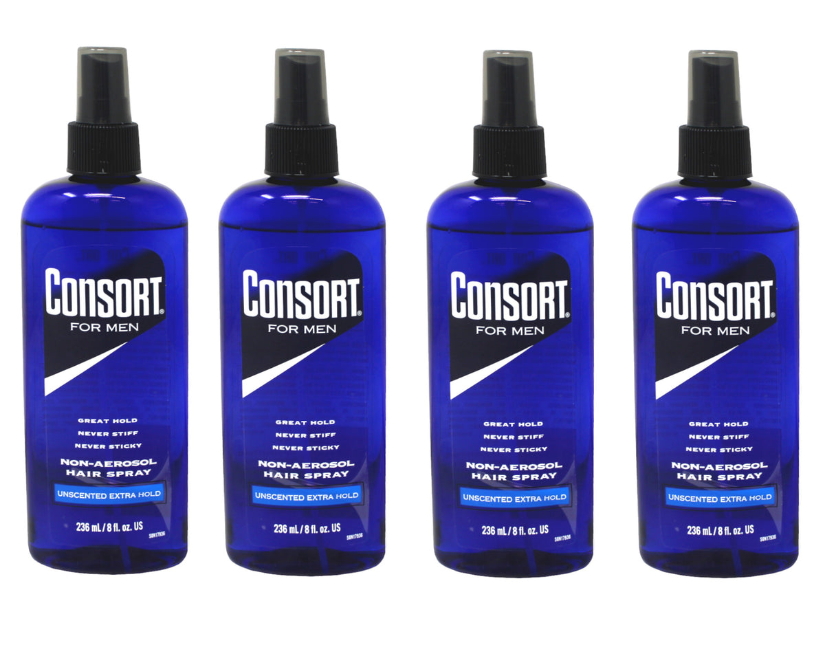 Unscented Extra Hold Hair Spray - 8oz Pack of 4