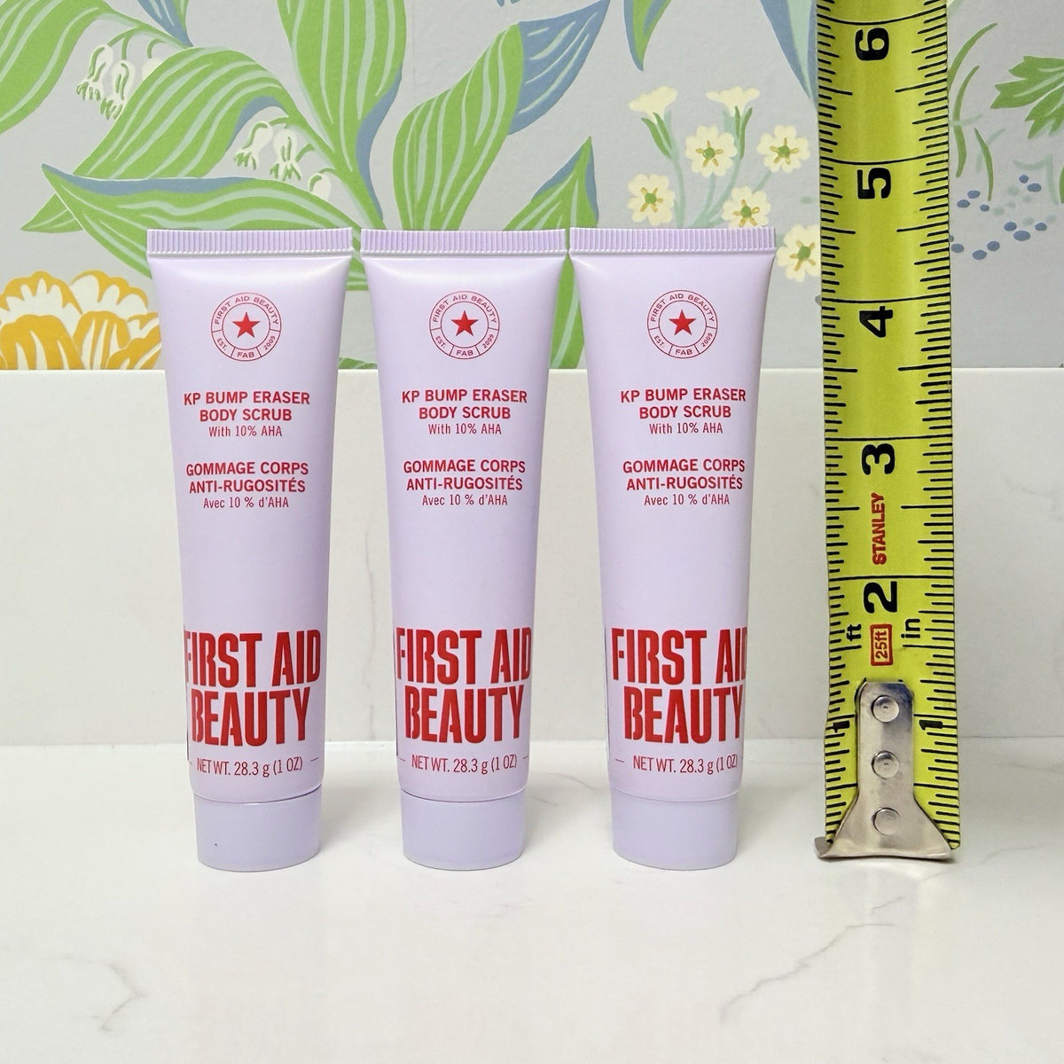 3x First Aid Beauty KP Bump Eraser Body Scrub Mini 28.3 g 1.0 oz Each