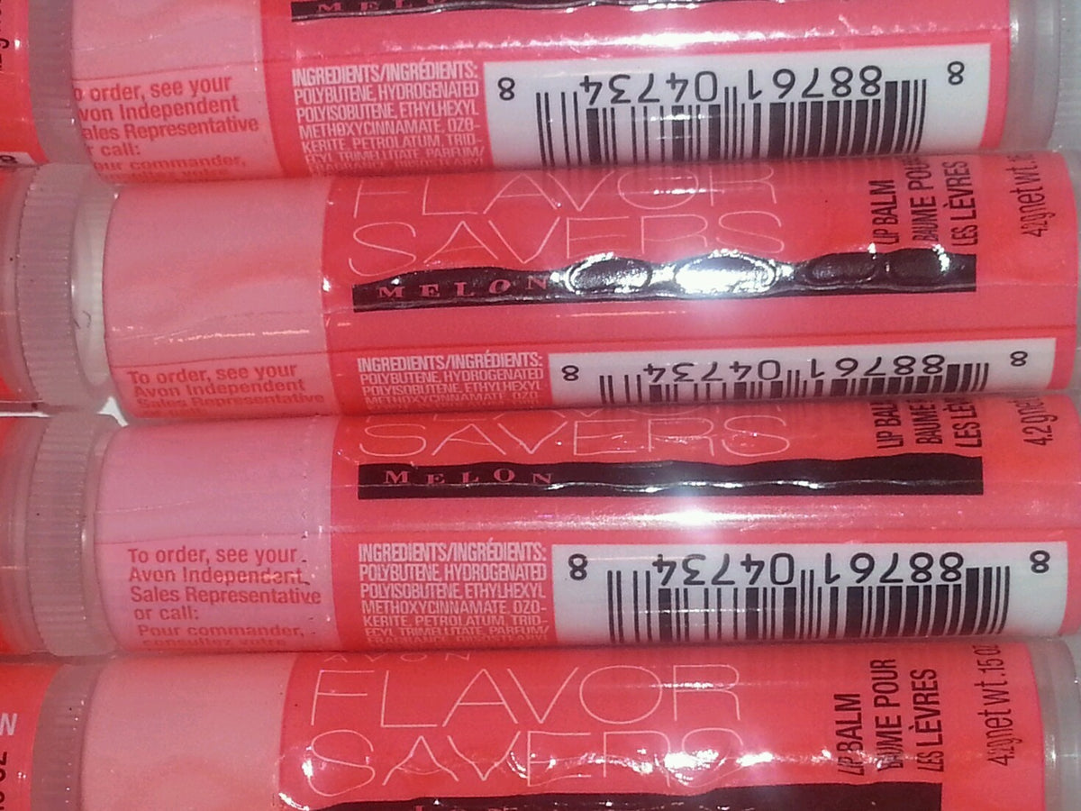 Melon Lip Balm Set - 10 Pack, Hydrating Lip Moisturizer, 0.15 oz each