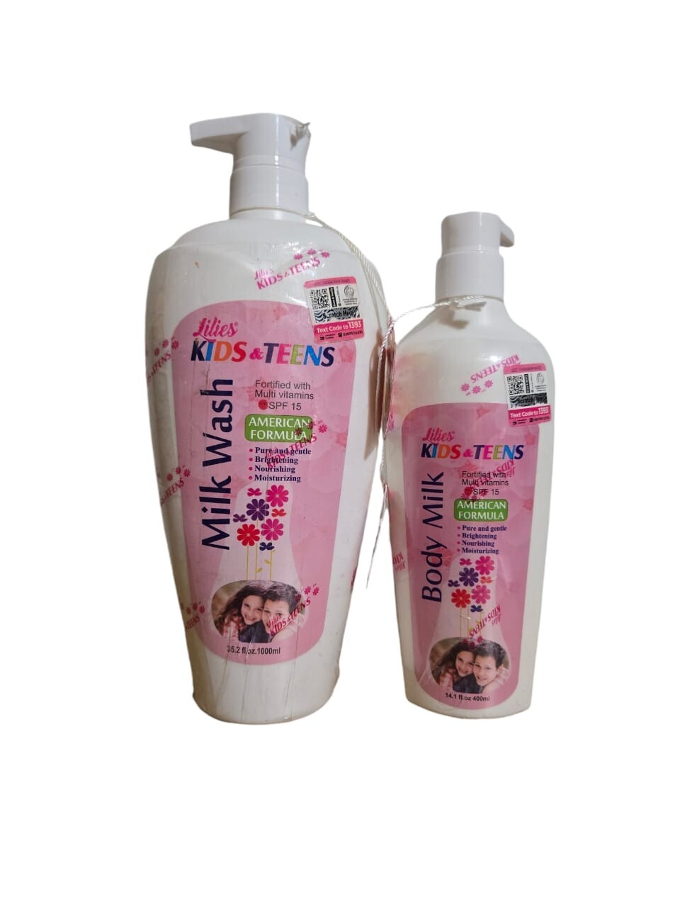 Kids Body Milk & Shower Gel Set SPF 15