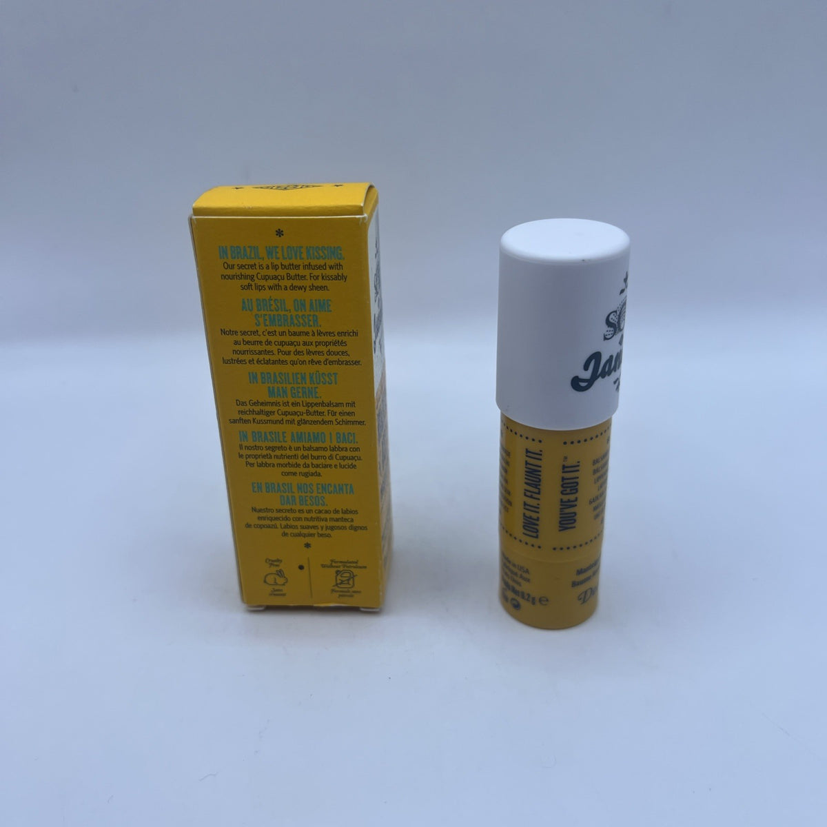 Sol de Janeiro Brazilian Kiss Cupuaçu Lip Butter 0.21 oz – Hydrating Lip Care
