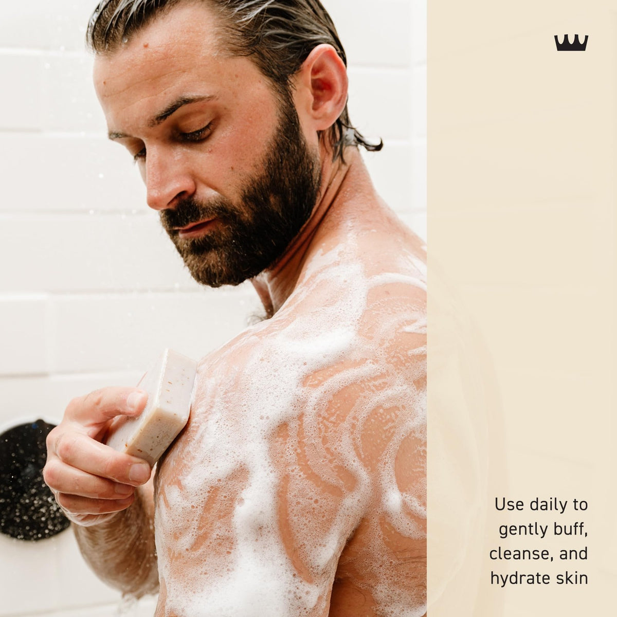 Cremo Exfoliating Body Bar for Men, Italian 5 Ounce (Pack of 1), Other