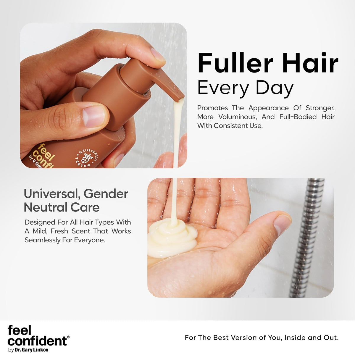 Thickening Hair Conditioner for Men & Women - Supports Hair Growth & Density
