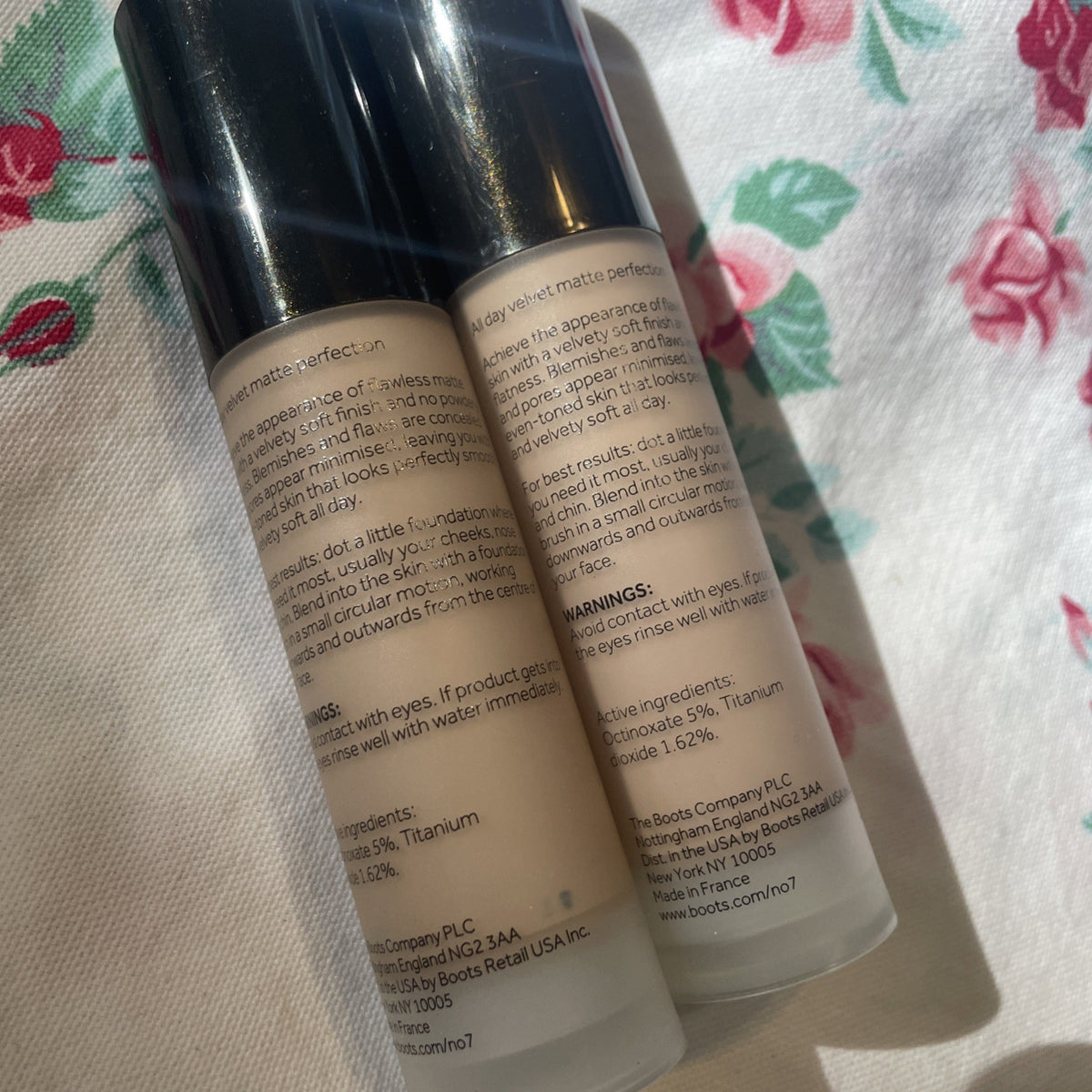 No7 Beautifully Matte Foundation SPF15 - Cool Vanilla, Normal/Oily Skin, Full Coverage