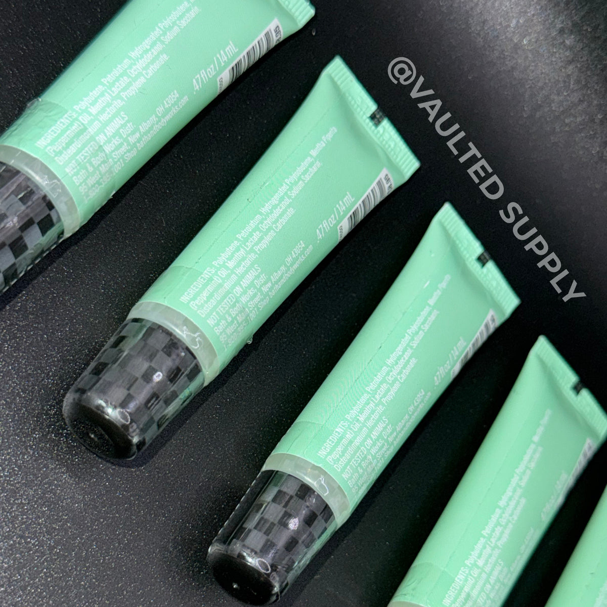 Mentha Lip Shine 5-Pack - Glossy Mint Lip Gloss with Cooling Effect