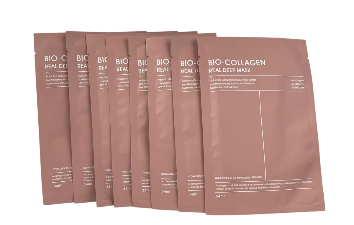 Bio-Collagen Deep Facial Lifting Mask - Pack of 8