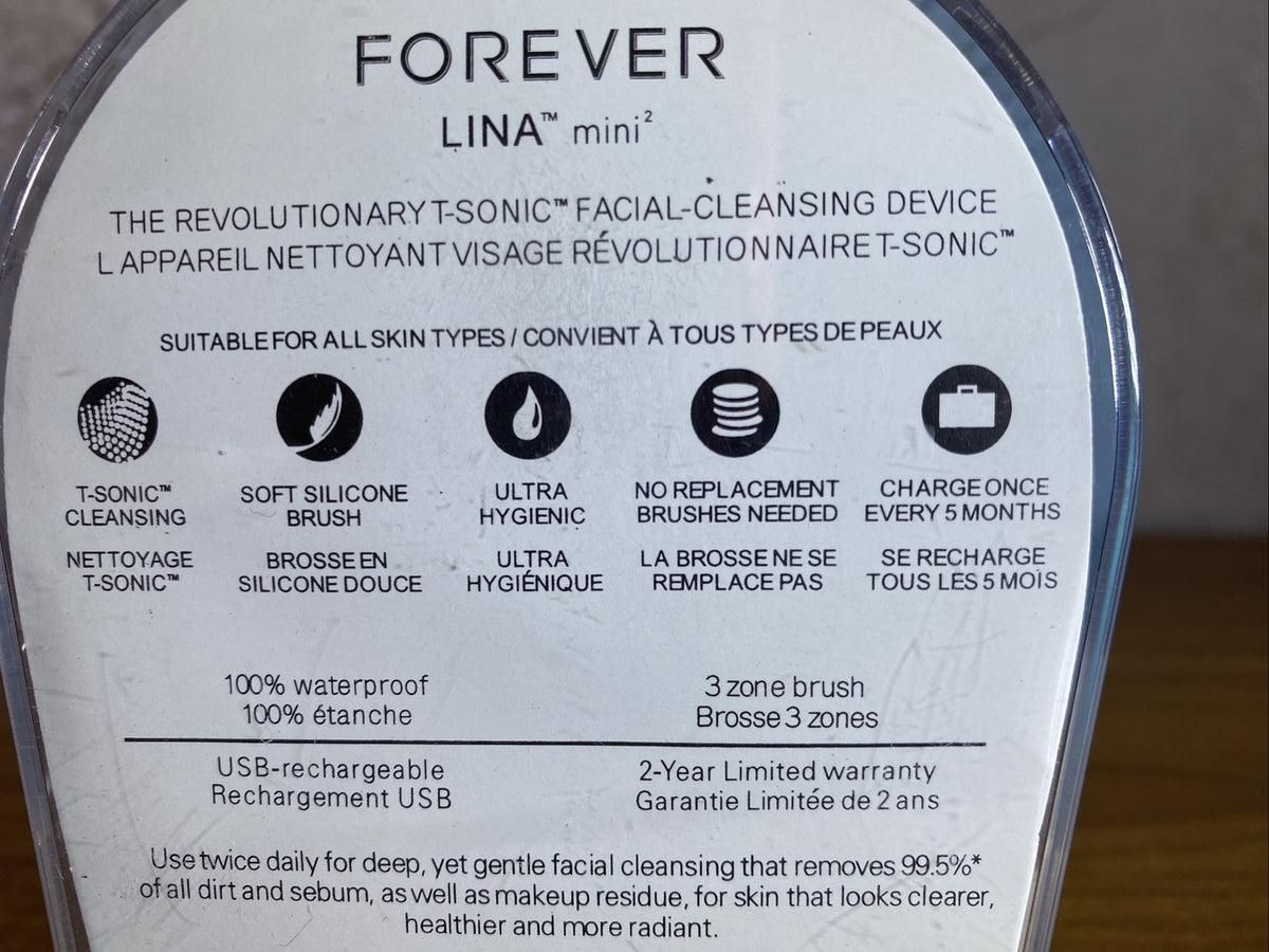 Mini Waterproof Facial Cleansing Brush - Blue for Deep Skin Care