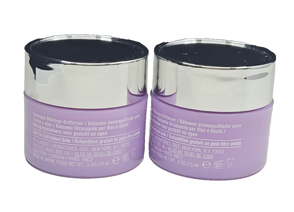 Clinique Take the Day Off Cleansing Balm 0.5oz Lot of 2 - New & Authentic