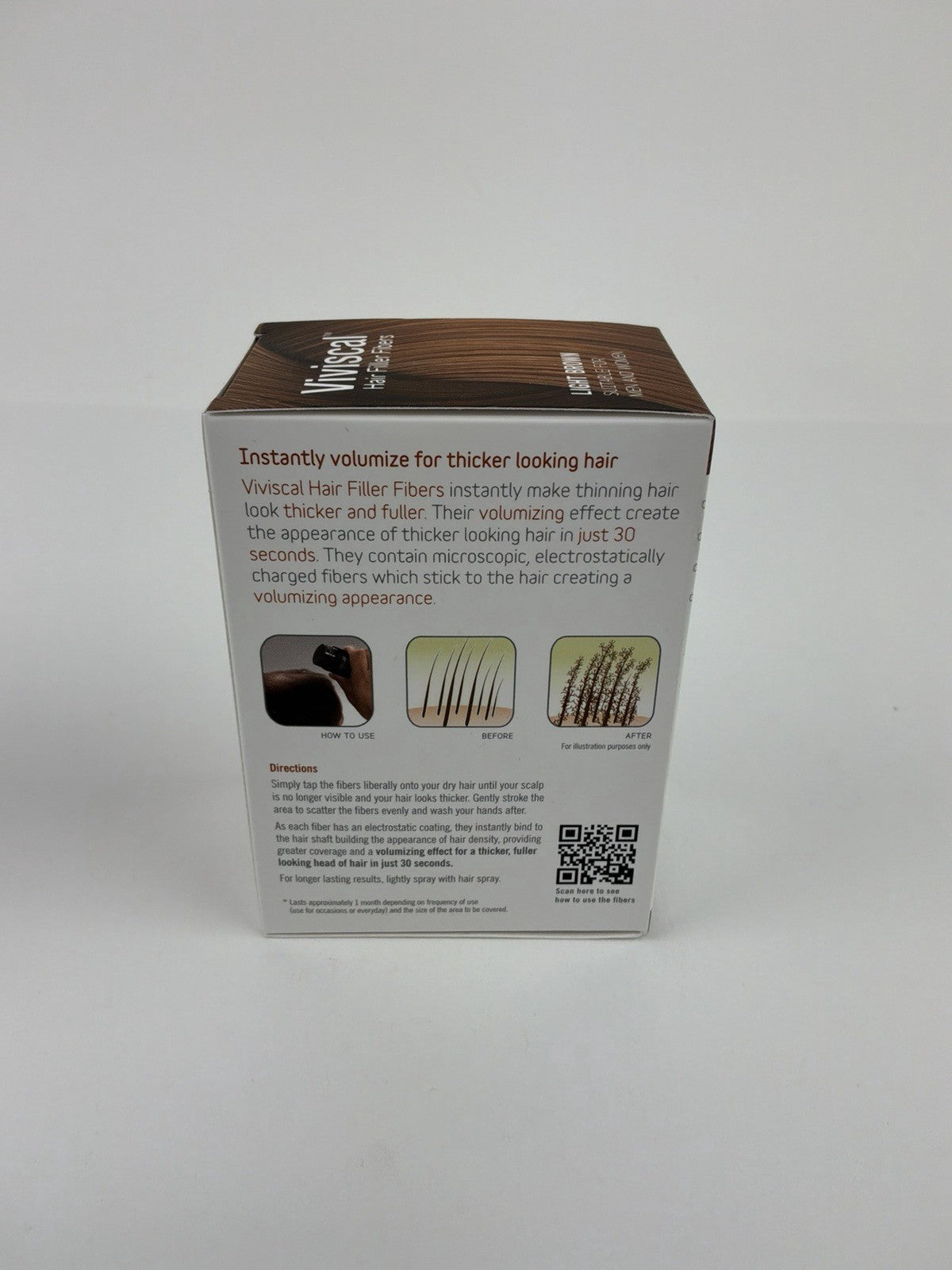 2 Pack Viviscal Hair Filler Fibers, Light Brown 0.53 oz Thickening