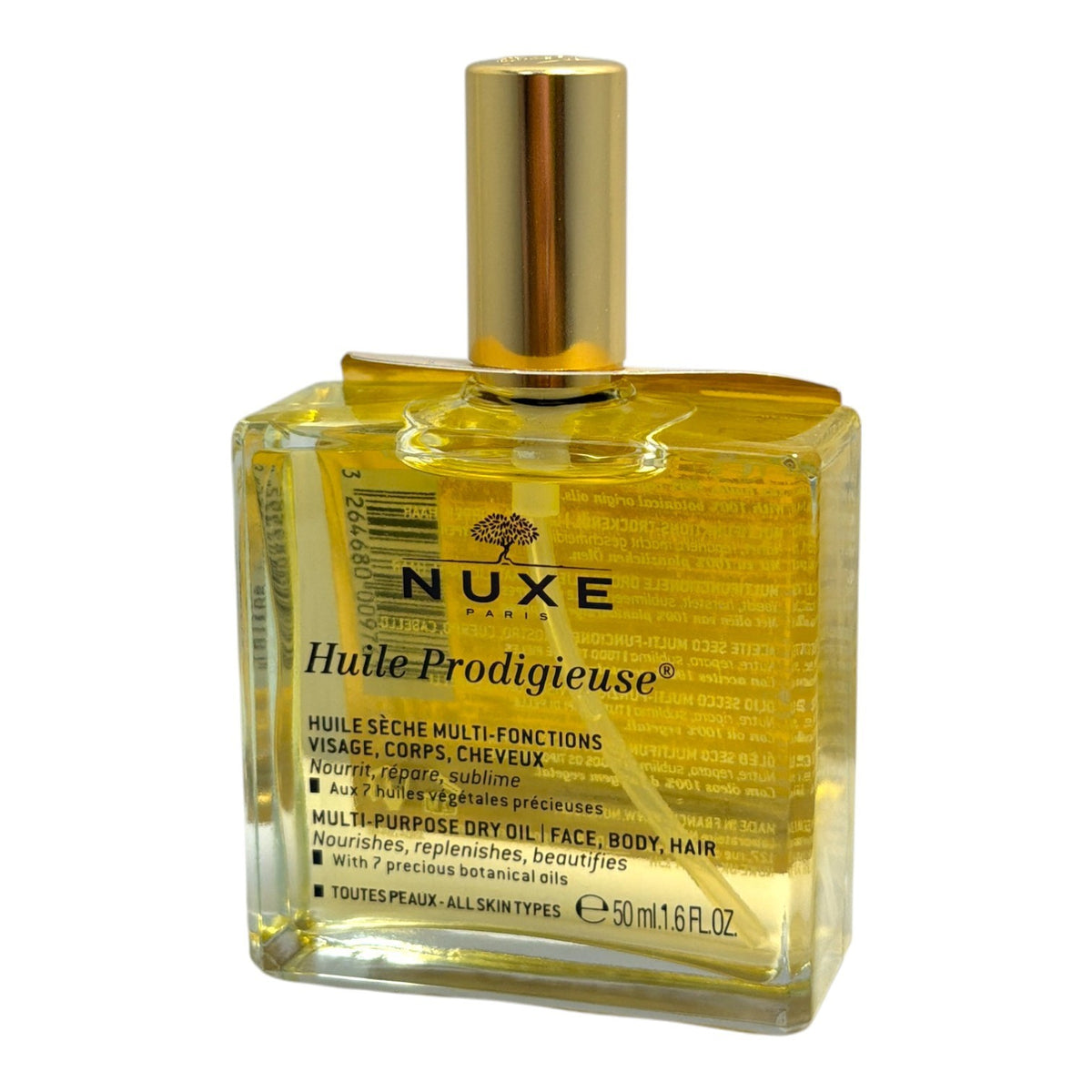 *Nuxe Multi-Purpose Dry Oil, Face, Body, Hair 50ml/1.6fl.oz. New