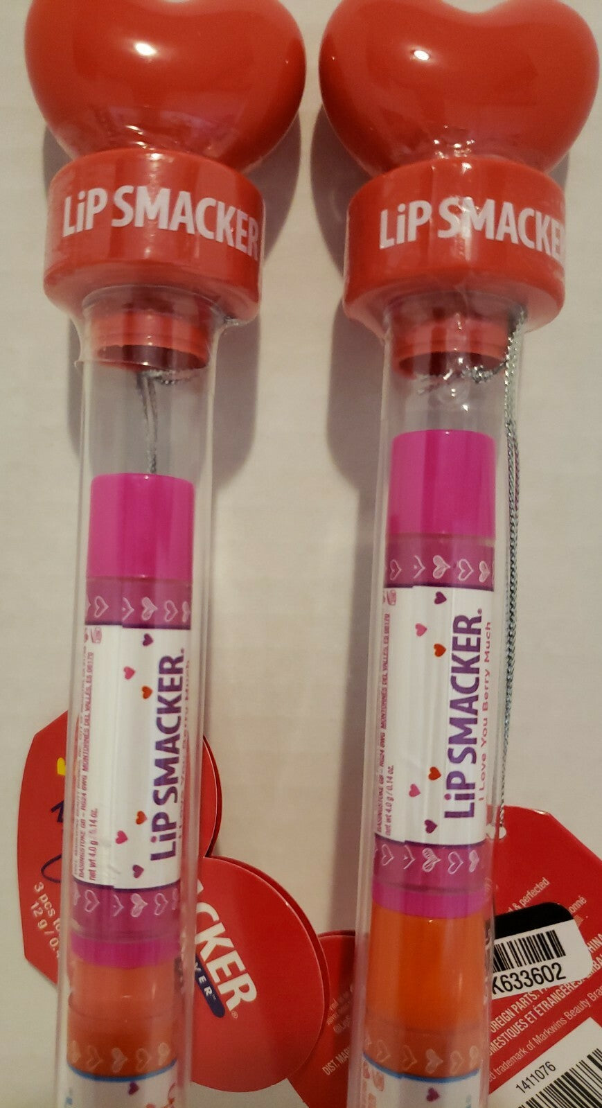LipSmacker My Punny Valentine Lip Balm Variety Pack - 2 Tubes in Heart Scent