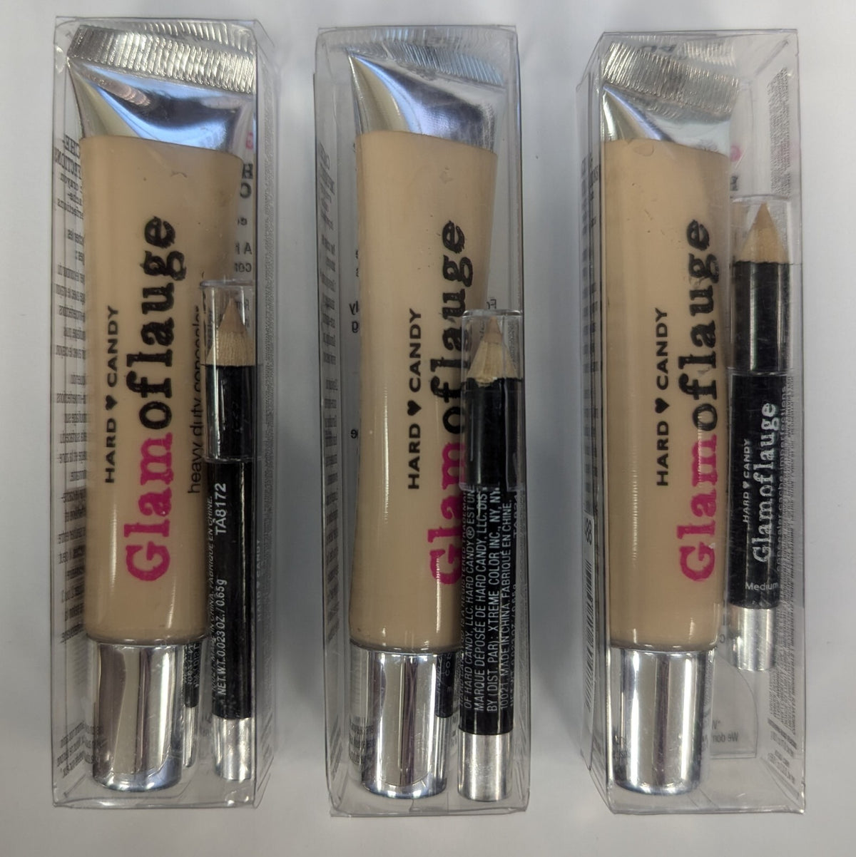 Heavy Duty Concealer with Pencil Set - Medium Light 3 Pack 0.71oz