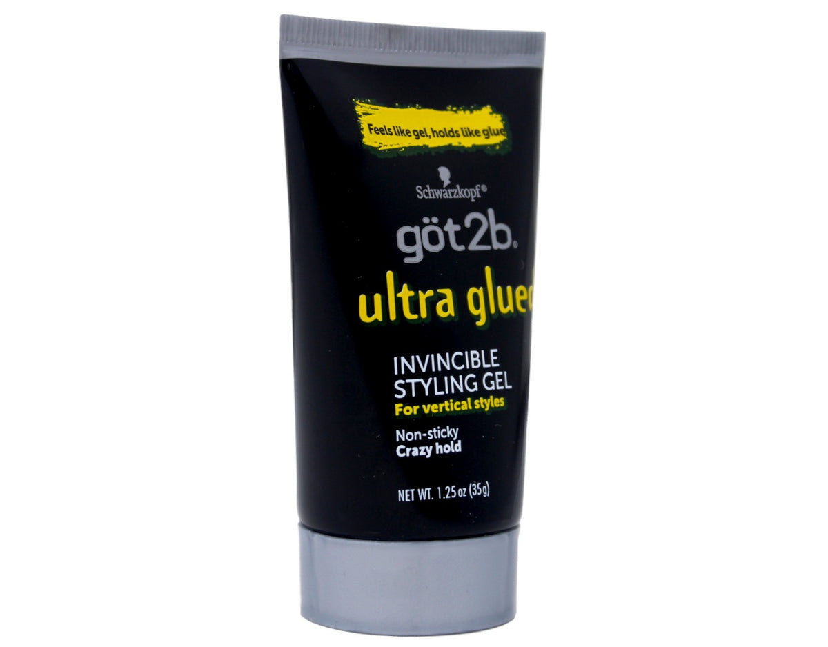 Strong Hold Non-Sticky Hair Styling Gel 1.25 oz Pack of 6