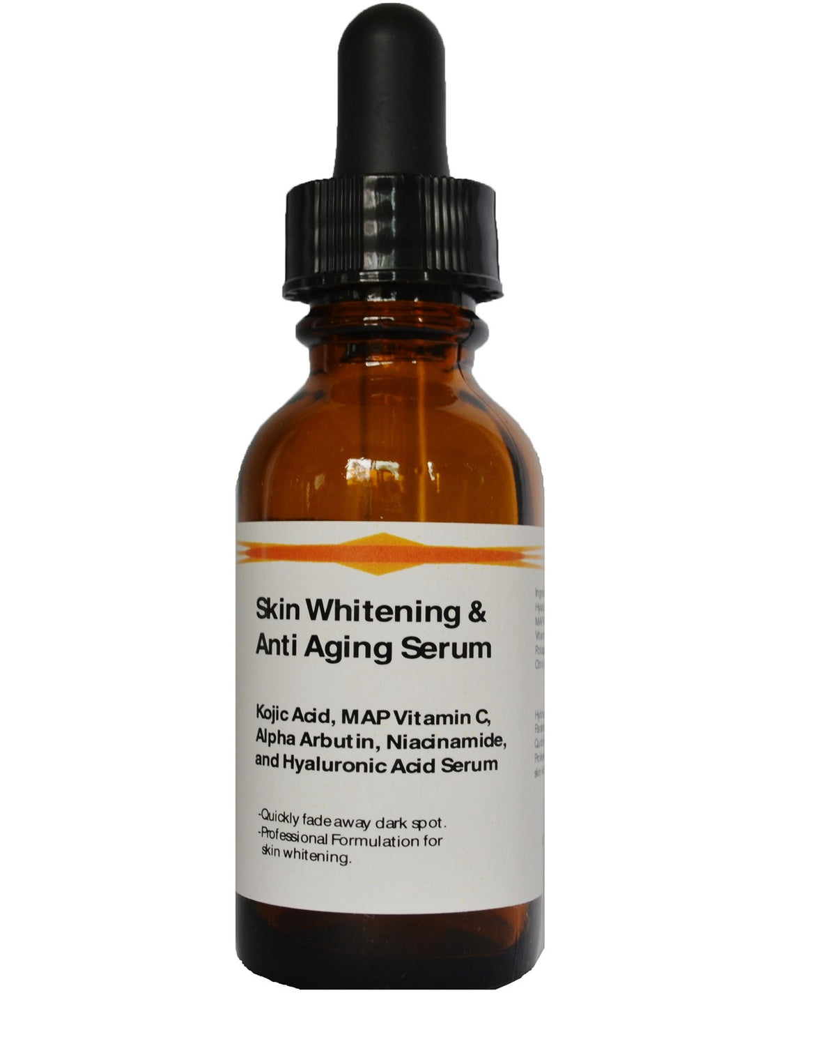 4 oz Skin Whitening Serum with Kojic Acid, Vitamin C, Arbutin, Niacinamide & Hyaluronic Acid
