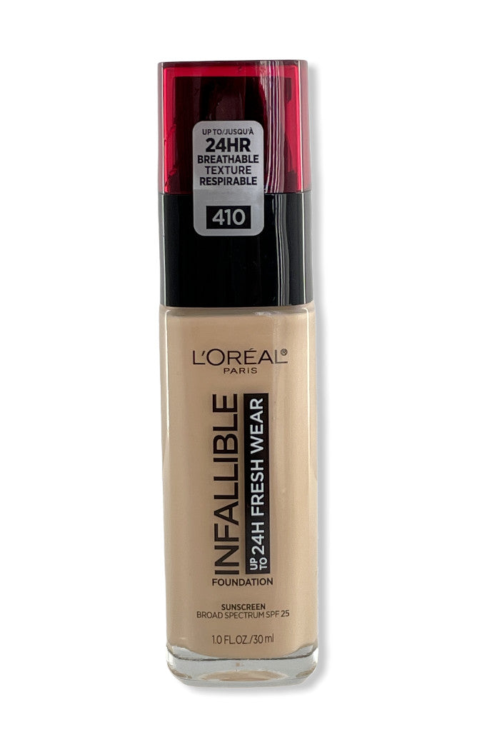 Long-Lasting Infallible Foundation SPF25 - 24 Hour Wear, Multiple Shades