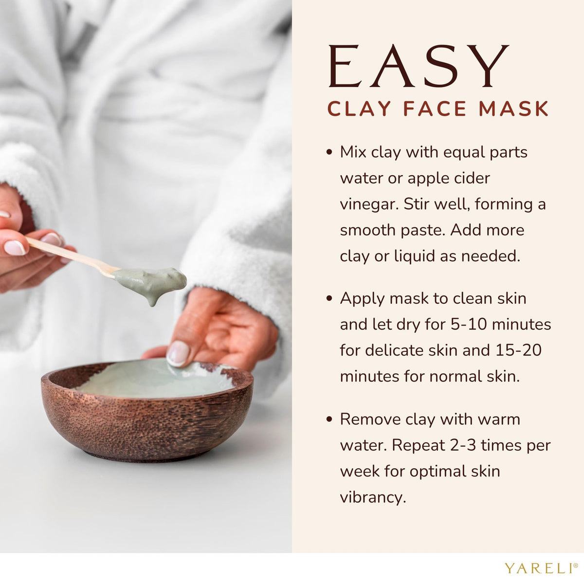 Bentonite Clay Powder Facial Mask & Deep Cleansing - 32 Ounce