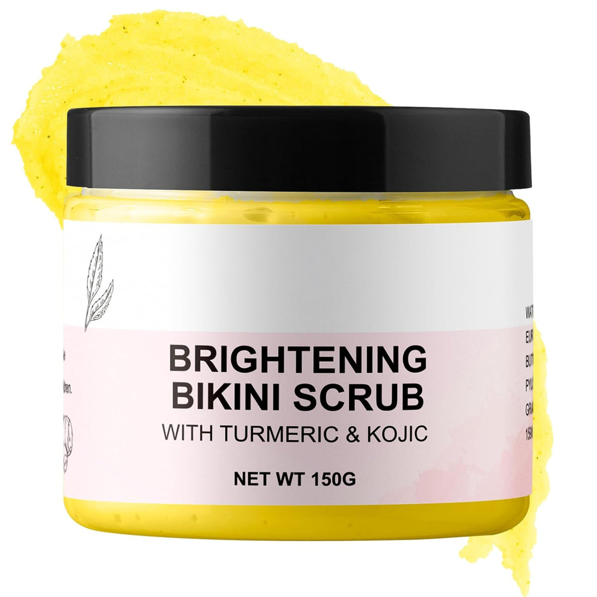 Bikini Area Exfoliator with Turmeric, Ingrown Hair and Razor Bump