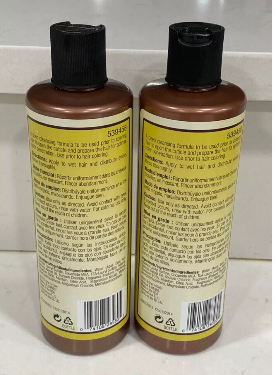 2-Pack Clarifying Shampoo with Argan Oil for Color Hair - Sulfate & Paraben Free