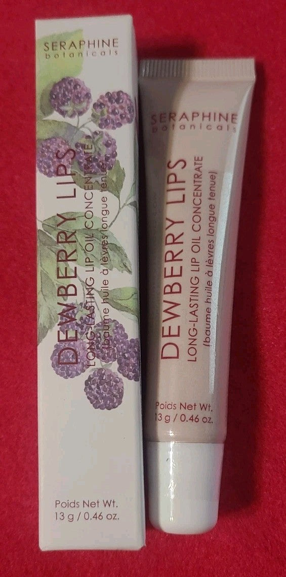Seraphine Dewberry Lip Oil Ruby Jelly Long Lasting Lip Treatment 0.46 oz