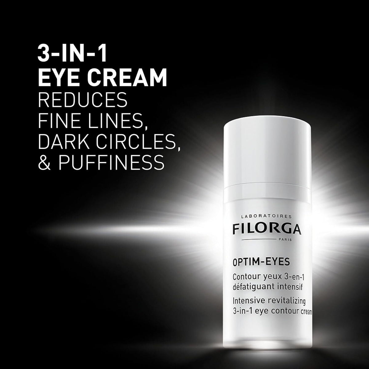 Filorga Optim-Eyes Eye Contour Cream - Anti-Aging, Dark Circles & Puffiness, 0.5 oz
