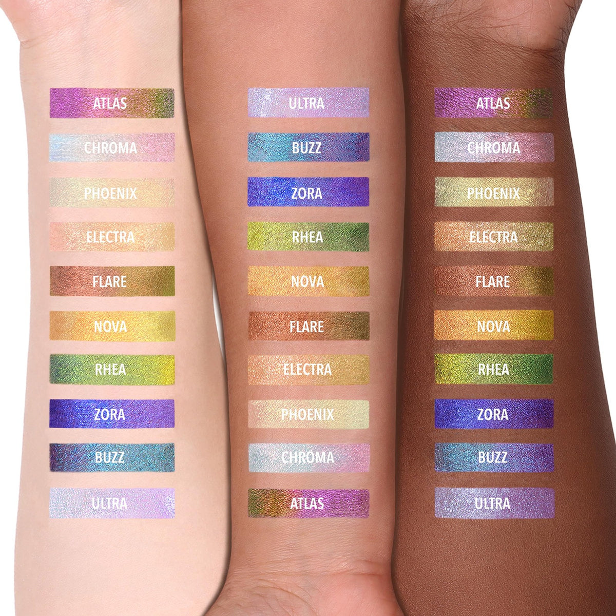 Multichrome Gel Eye Liner - Moira Supernova 06 Nova - Waterproof & Cruelty-Free