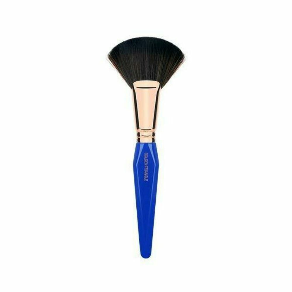 Makeup Fan Brush for Highlighters, Bronzer & Powder Application - Vegan Synthetic Bristles