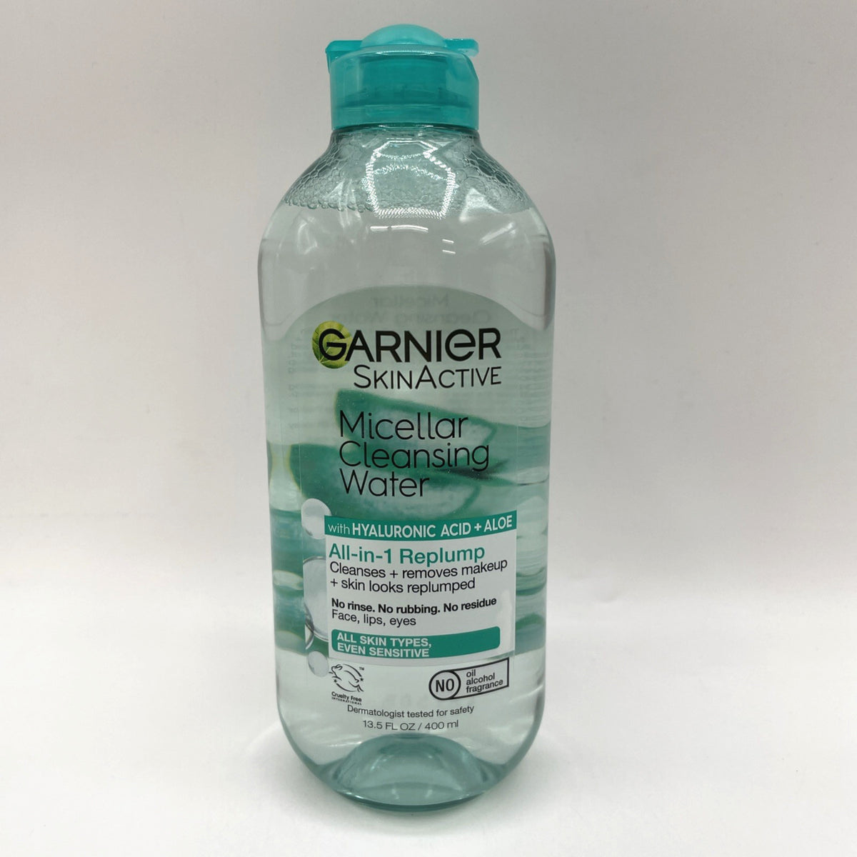 Garnier Micellar Water + Hyaluronic Acid Facial Cleanser & Makeup Remover 2 Pack