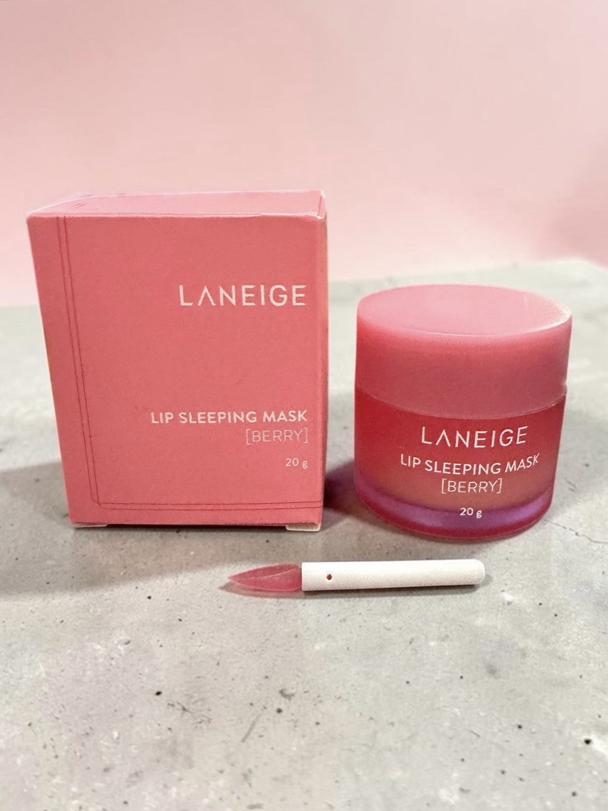 Laneige Lip Sleeping Mask Berry 20g Hydrating Overnight Lip Treatment - K-Beauty