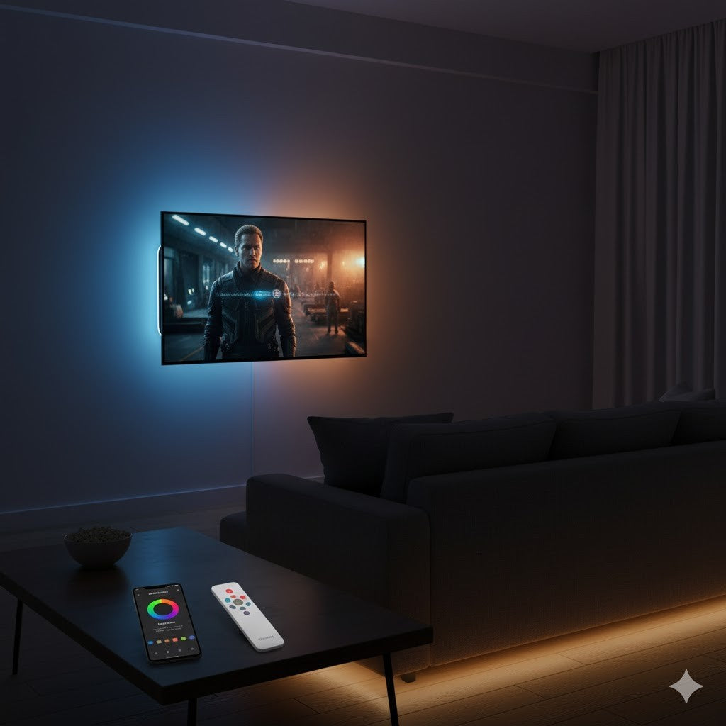 Smart WiFi LED Strip Lights 10FT RGB Dimmable Compatible with Alexa & Google