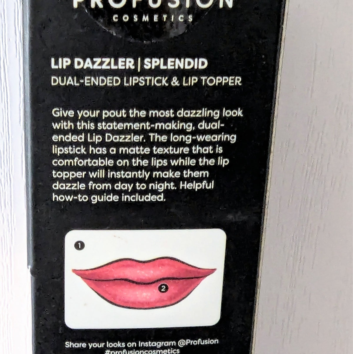 Profusion Lip Dazzler Dual-Ended Lipstick & Lip Topper - Splendid
