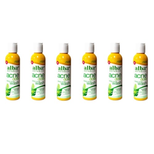 6 Pack Deep Pore Face Wash with Salicylic Acid & Botanical Extracts