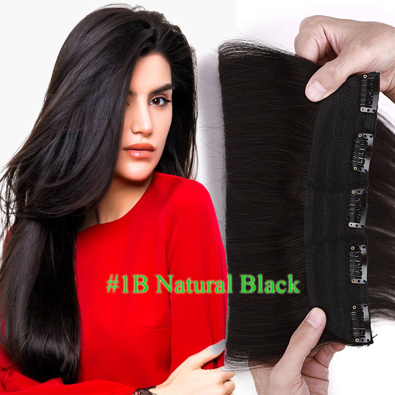 Remy Human Hair Extensions Clip-In One Piece Thick Weft for Full Head
