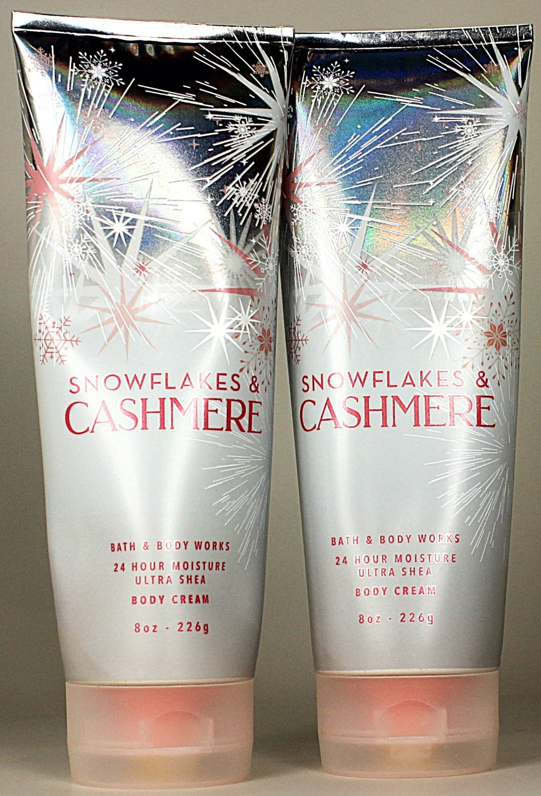 Snowflakes & Cashmere Body Cream Lotion 8oz (Qty 2)